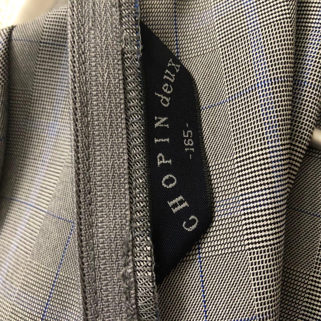 CHOPIN deux ショパンドゥ 半袖ワンピース リボン付き グレー165㎝