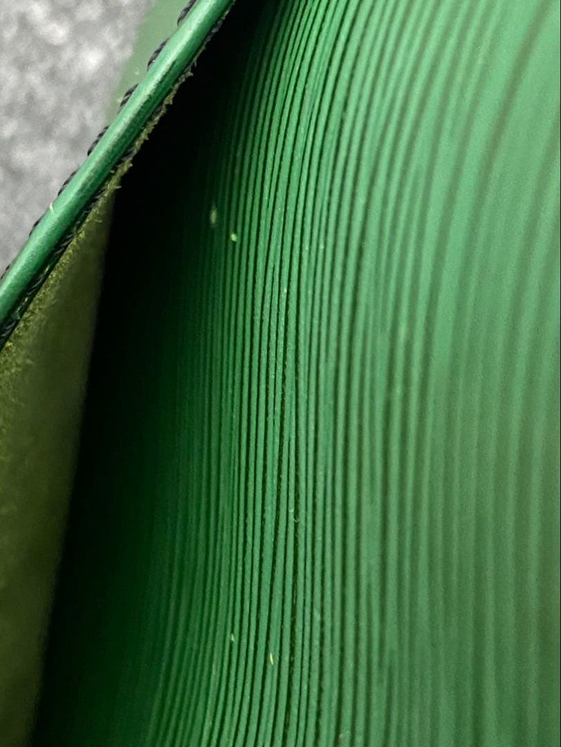 グリーン エピレザー ボストンバッグ