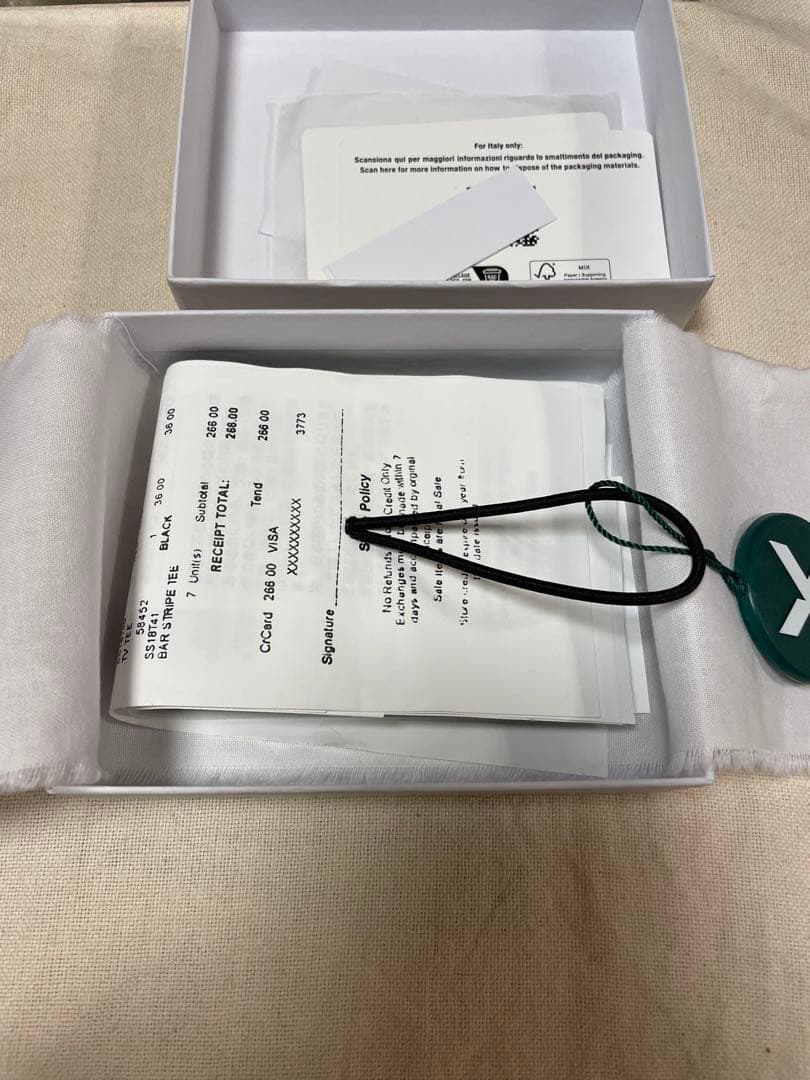 小物 Supreme mm6 Receipt Wallet