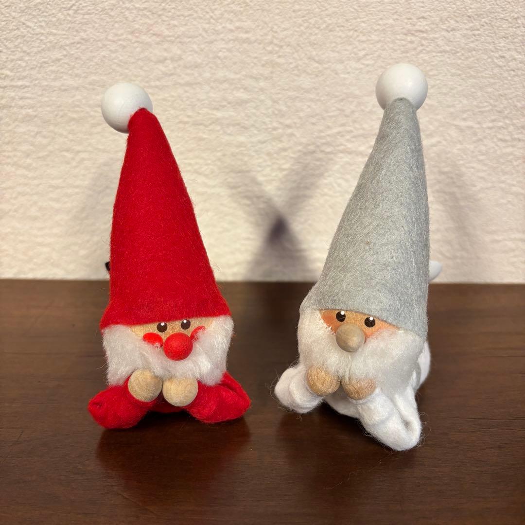 新品　ノルディカニッセ 寝転がるサンタ　２個セット