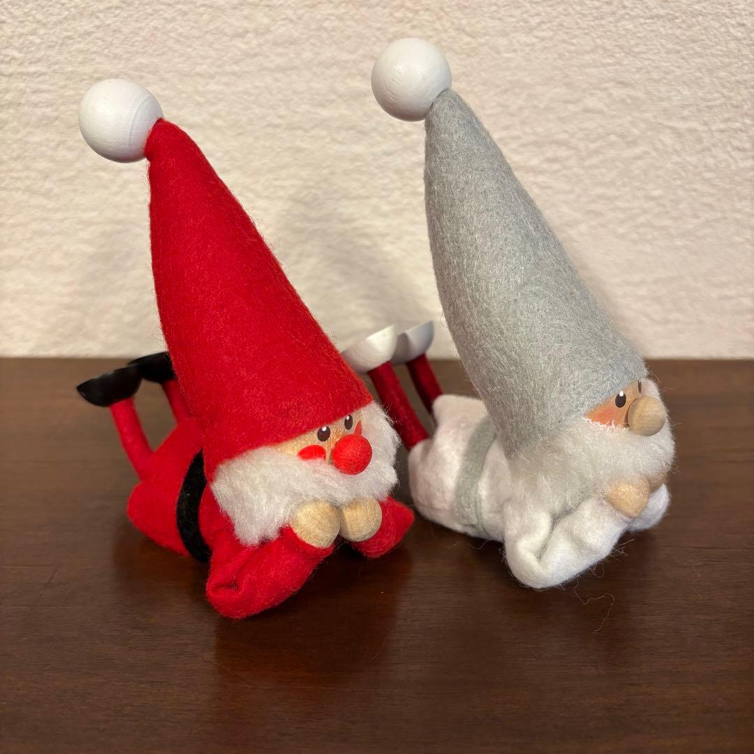 新品　ノルディカニッセ 寝転がるサンタ　２個セット