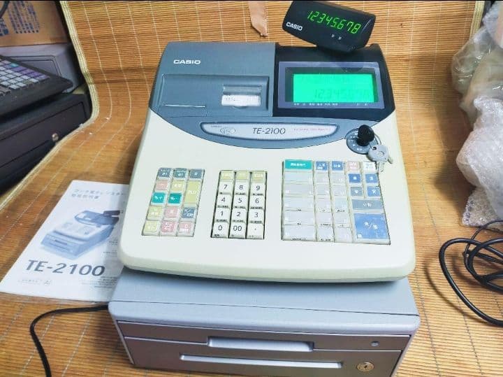 カシオレジスター　TE-2100　フル設定無料　長期使用可能　673107