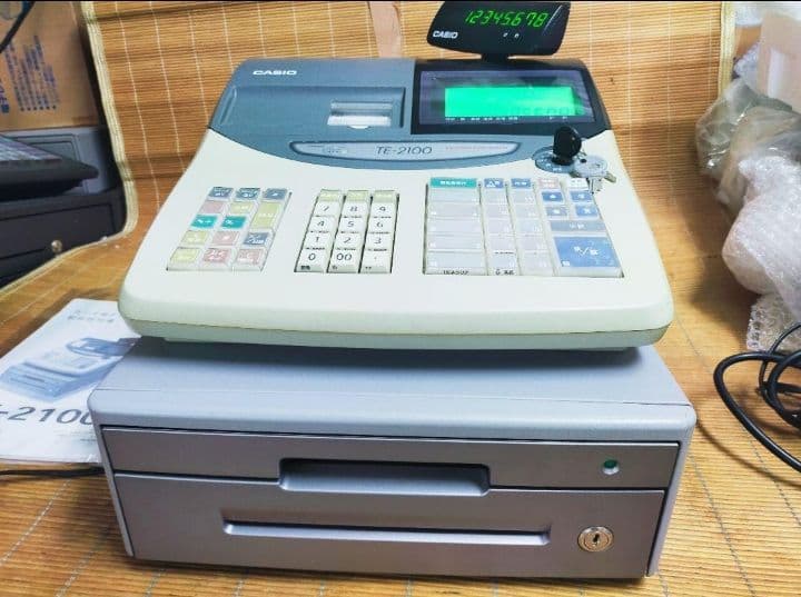 カシオレジスター　TE-2100　フル設定無料　長期使用可能　673107