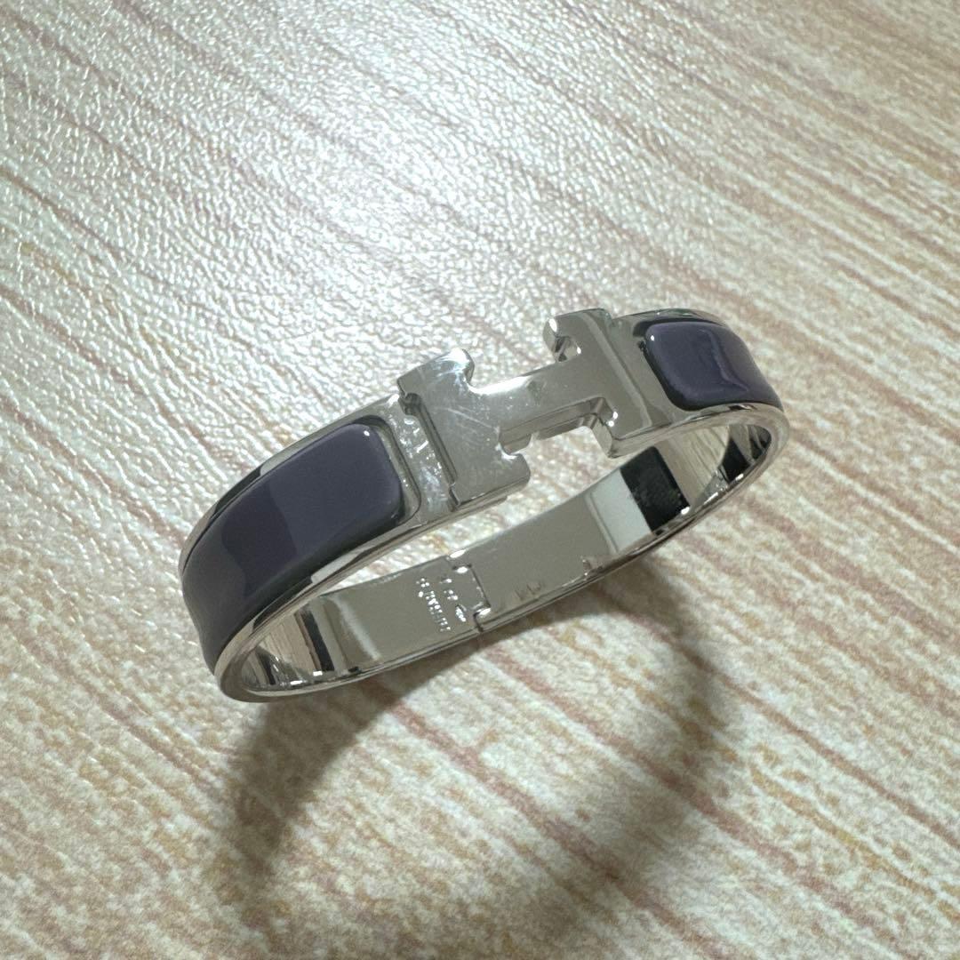 エルメス　クリッククラックPM Hバングル パープル