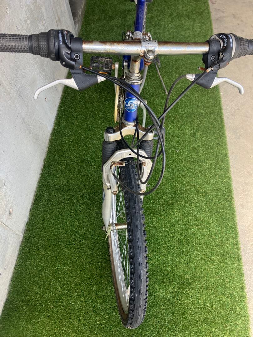 UGO 片山右京モデル　マウンテンバイク 青　折りたたみ式