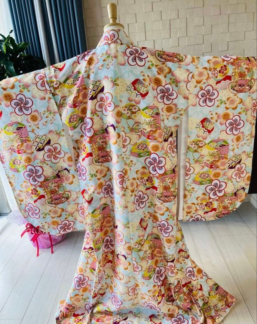 ※好評に付き再入荷※ 女の子ジュニア着物　適応8-10歳