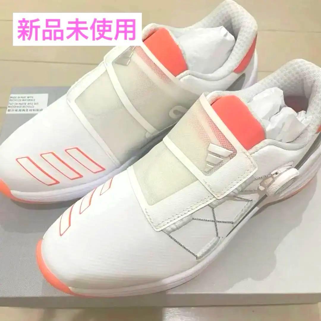 新品未使用【アディダス半額】疲れないゴルフスパイクシューズ★24.5cm