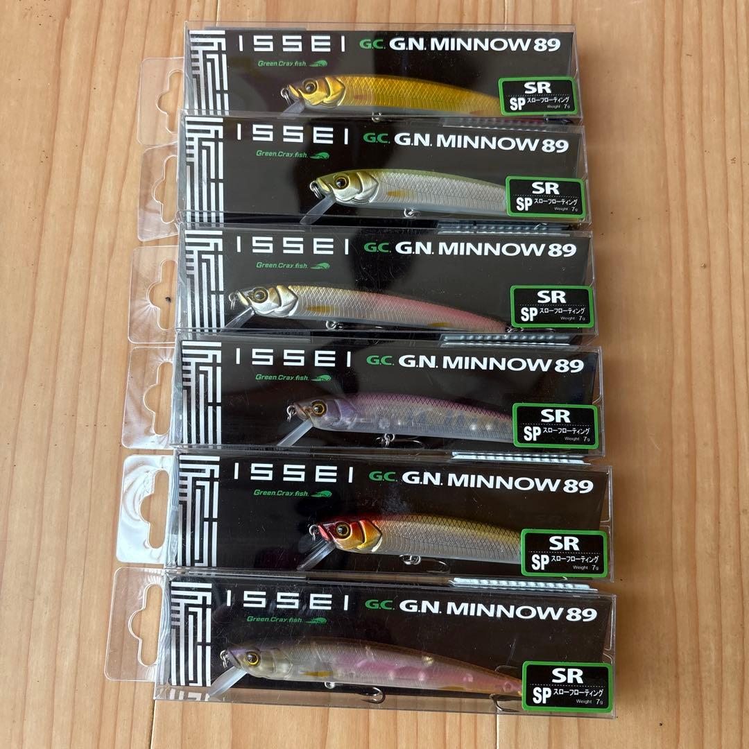 イッセイGCGNミノー GNミノー 89SR-SP 6個セット新品未使用
