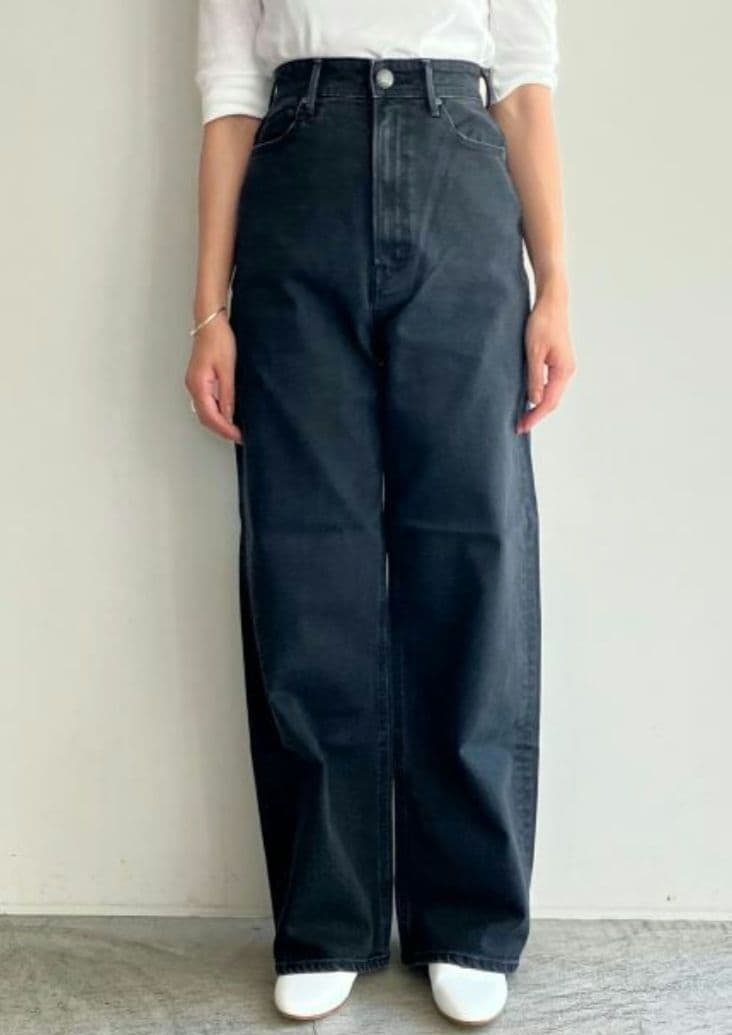 YANUK JOAN OBK⭐ヤヌークジョーンデニムジーンズ24ルーズストレート