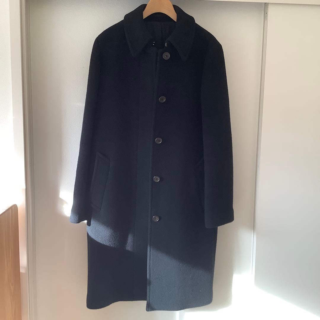 マーガレットハウエル　ウールカシミアメルトンステンカラーコート