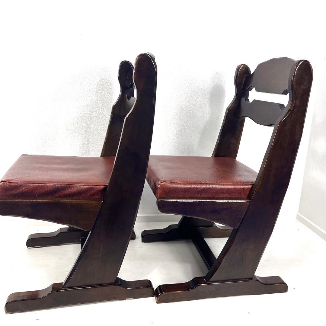 カリモクkarimoku RUSTIC ルスティックダイニングチェア2脚　②