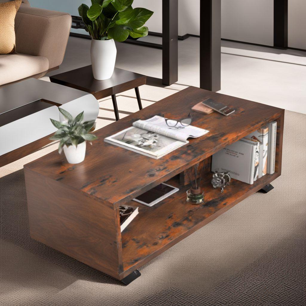 ヴィンテージ キャスター付き ローテーブル スタイリッシュ