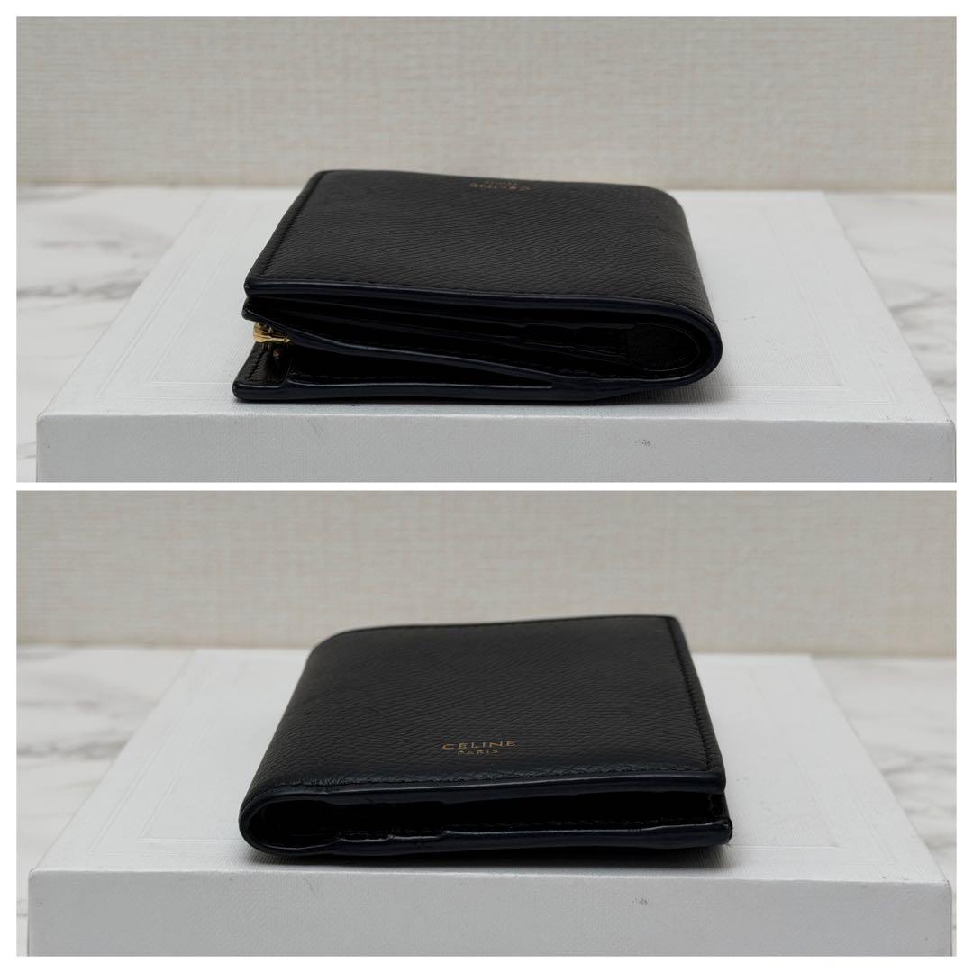 CELINE セリーヌ コンパクトウォレット 折り財布 ブラック