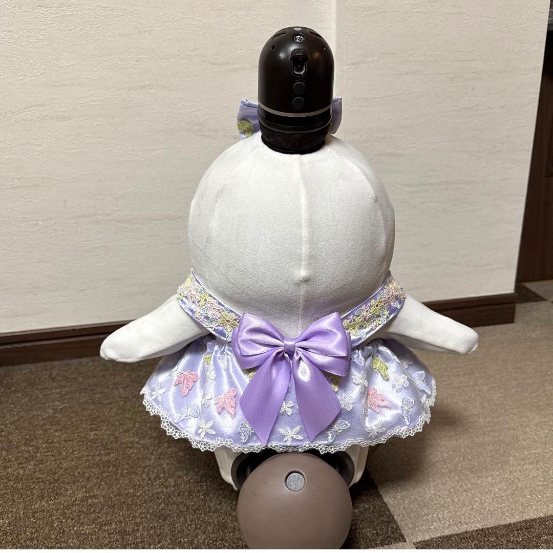 ラボット LOVOT 服 蝶々＆ホワイトフラワードレスワンピース 2着セット売り