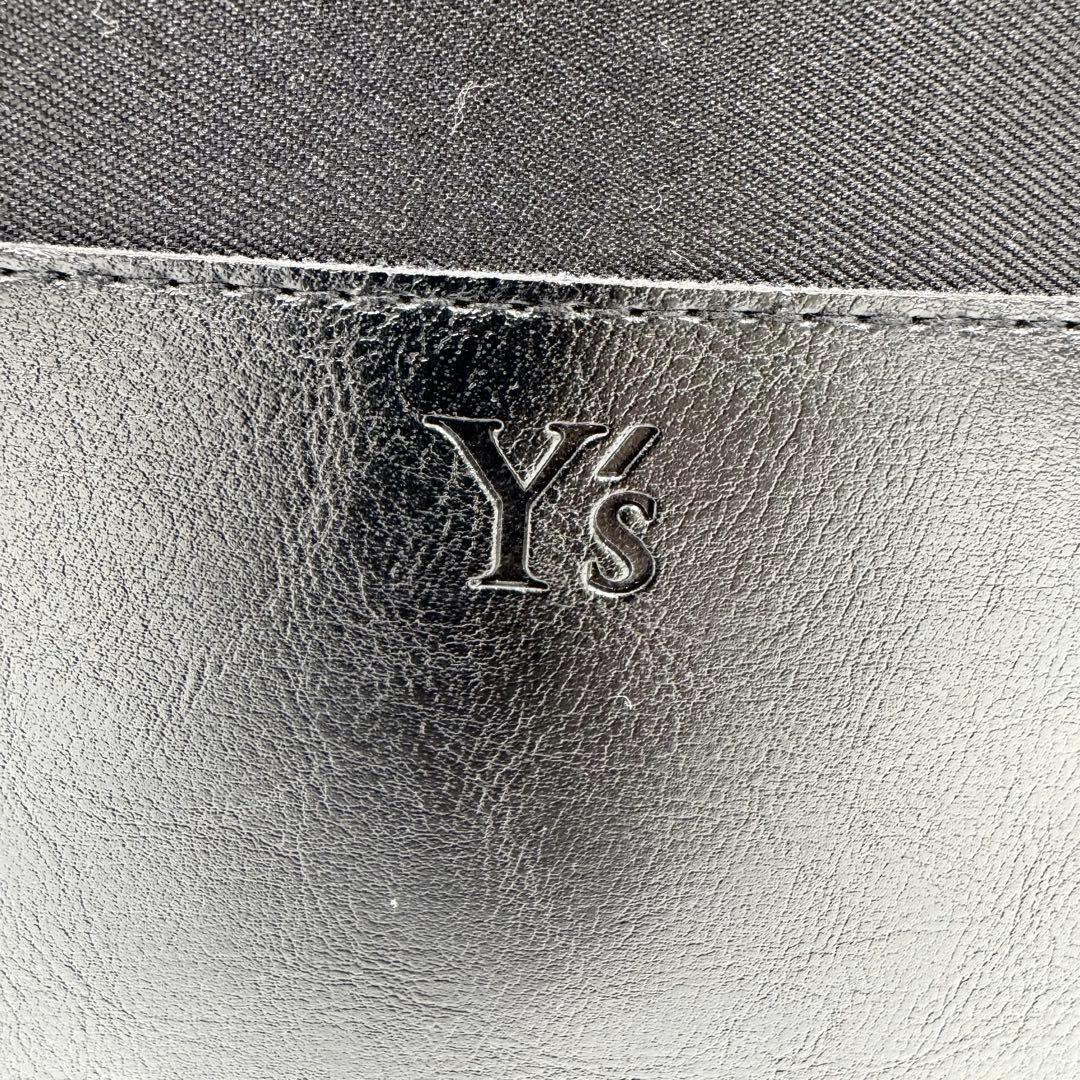【新品未使用】ヨウジヤマモト Y's キャンパス レザー切替 トートバッグ