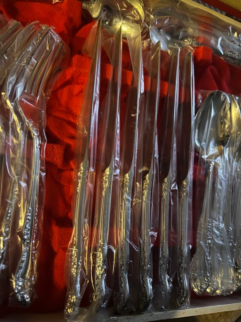 未使用:ステンレス製カトラリーセット 6本入り