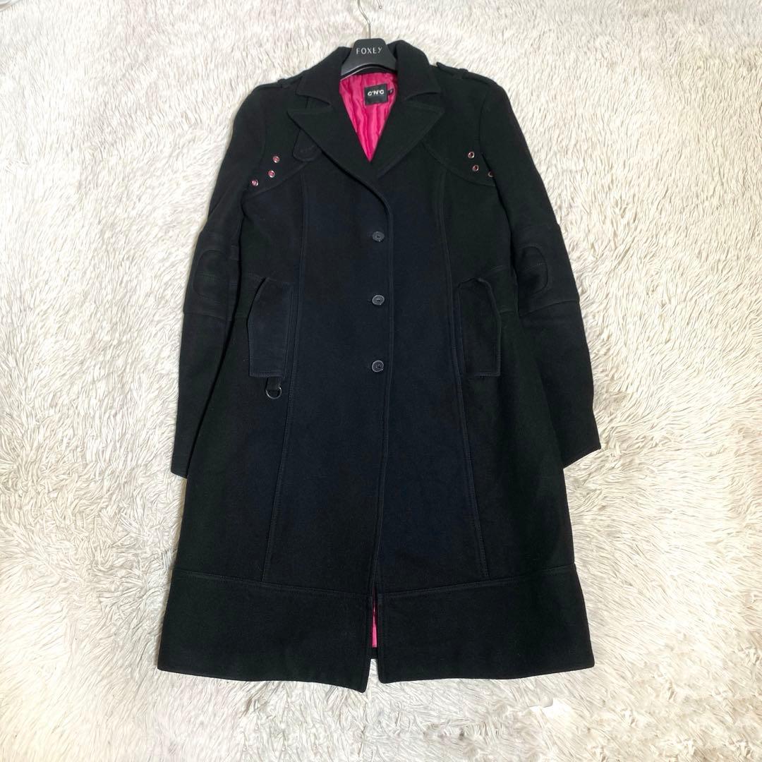 希少♡コスチュームナショナル ロングチェスターコート キルティング裏地 イタリア