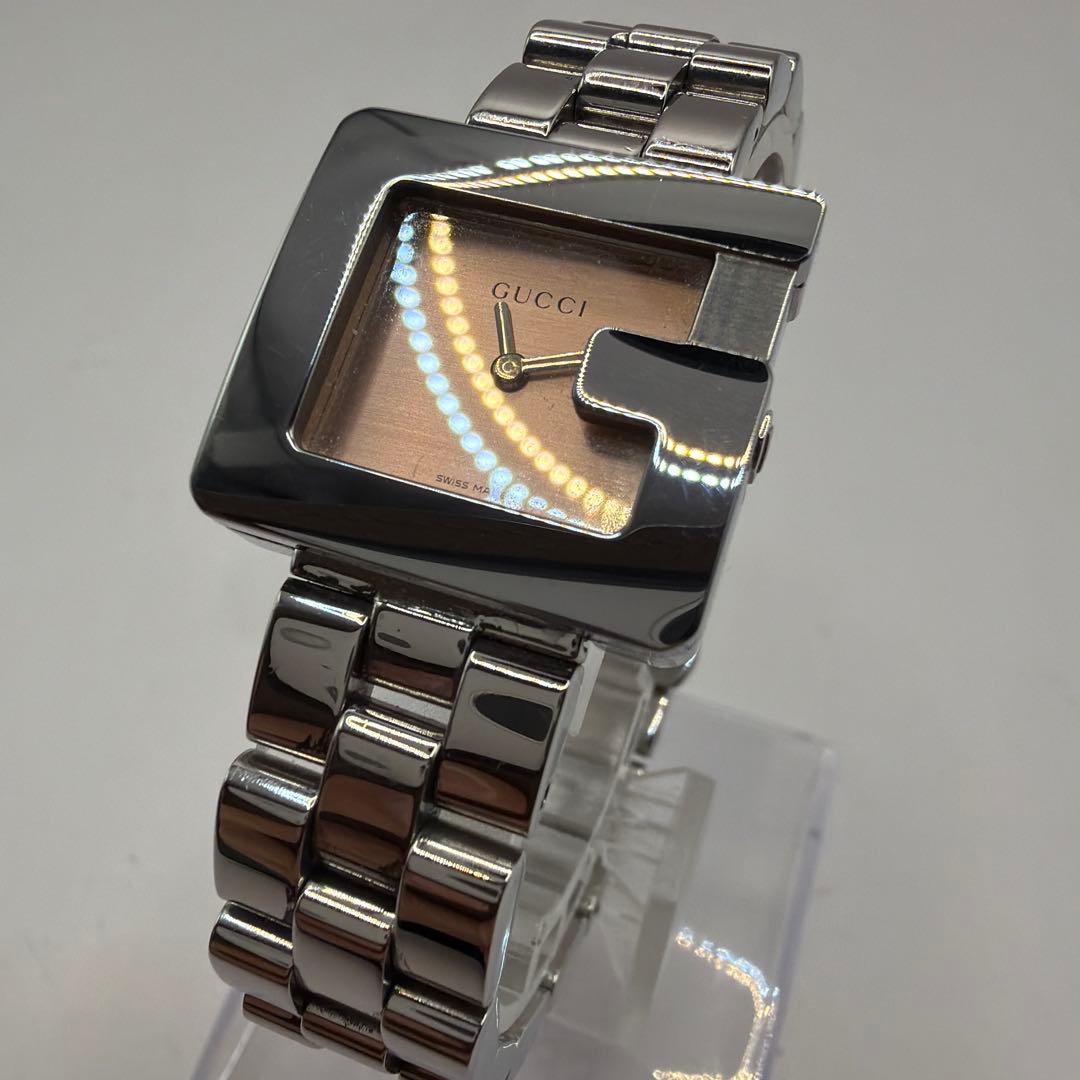 美品✨GUCCI グッチ Gウォッチ 3600L ピンク文字盤