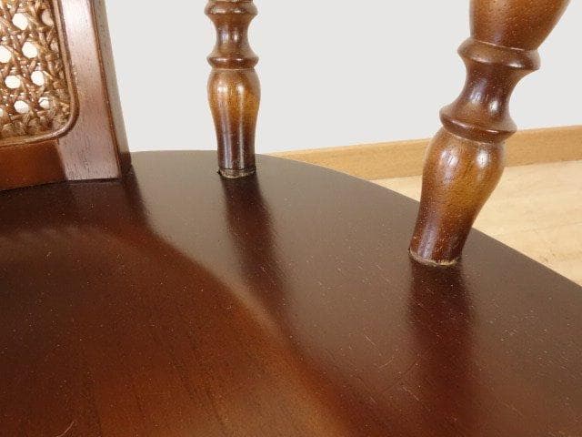 飛騨産業　キツツキ　穂高　アームチェアー②　イス　 木製　再塗装済ＵＳＥＤ