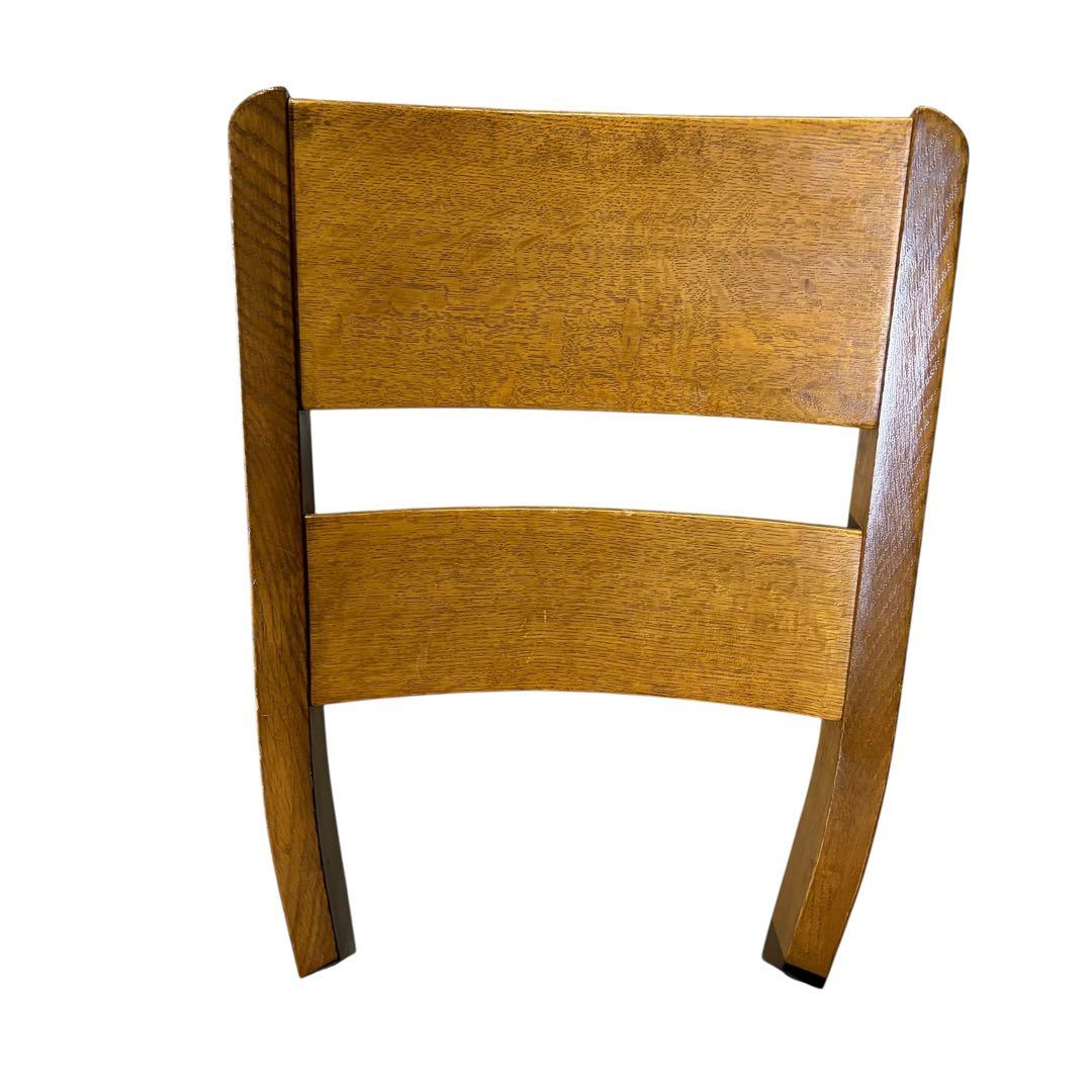 極美品 飛騨産業 ダイニングチェア キツツキマーク 2脚セット②