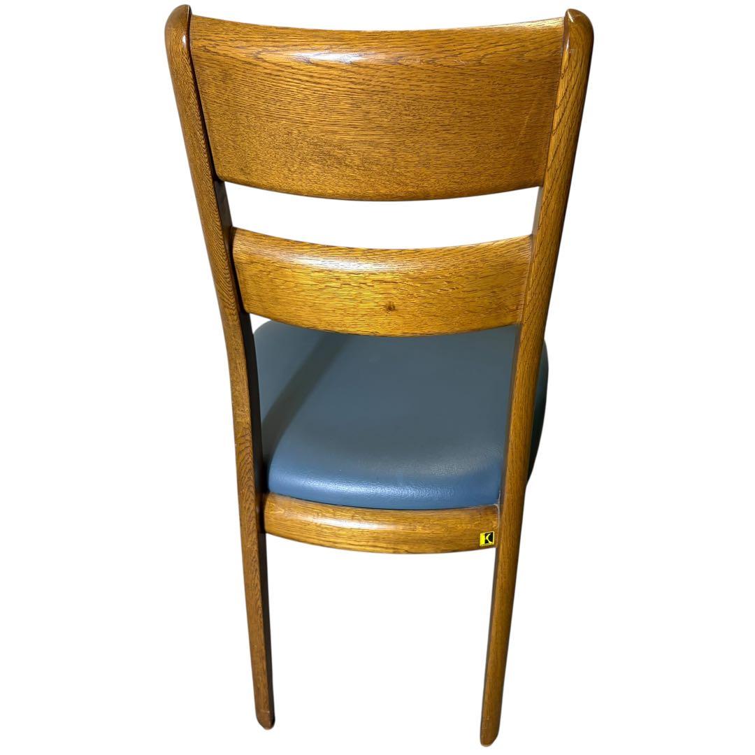 極美品 飛騨産業 ダイニングチェア キツツキマーク 2脚セット②