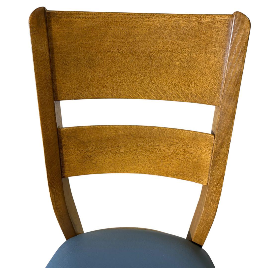 極美品 飛騨産業 ダイニングチェア キツツキマーク 2脚セット②