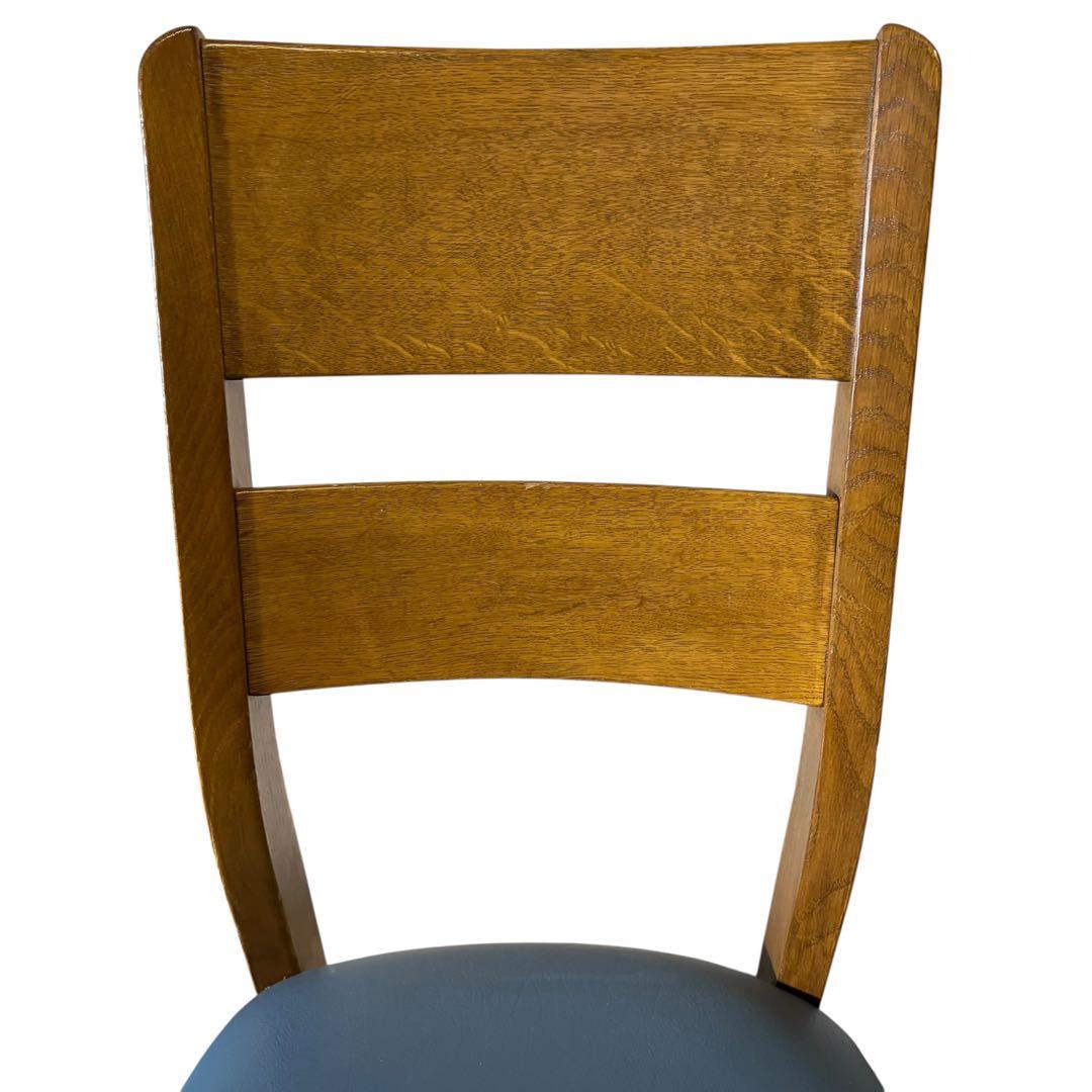 極美品 飛騨産業 ダイニングチェア キツツキマーク 2脚セット②