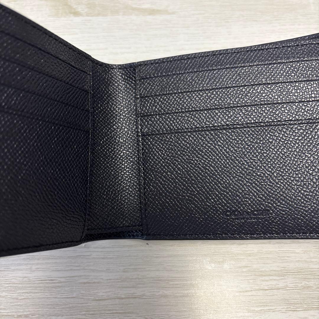 COACH 二つ折り財布 ブラック