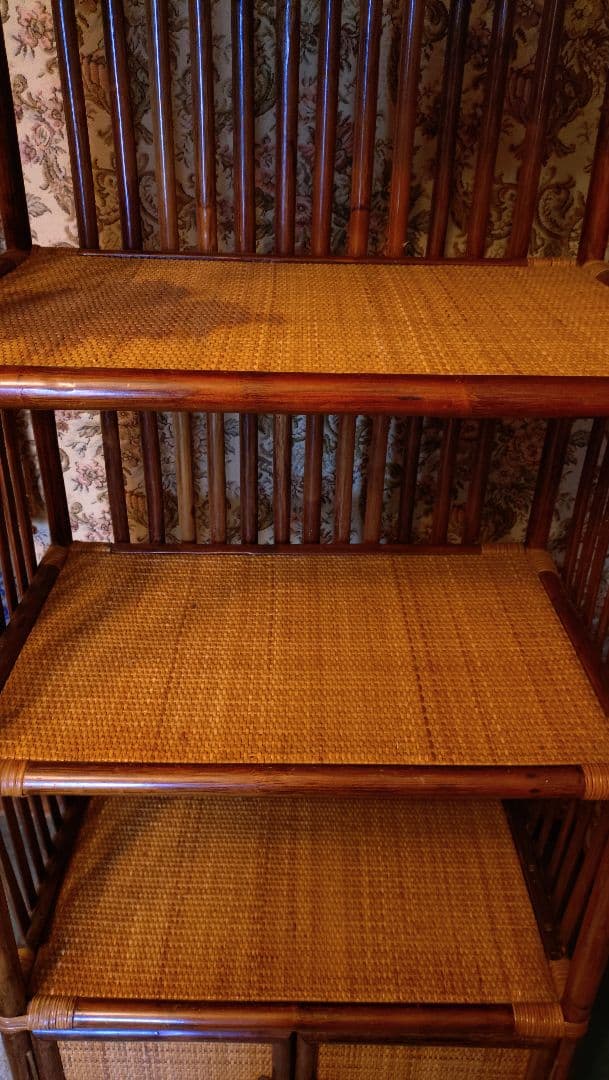 ラタン 籐 棚 ラック シェルフ