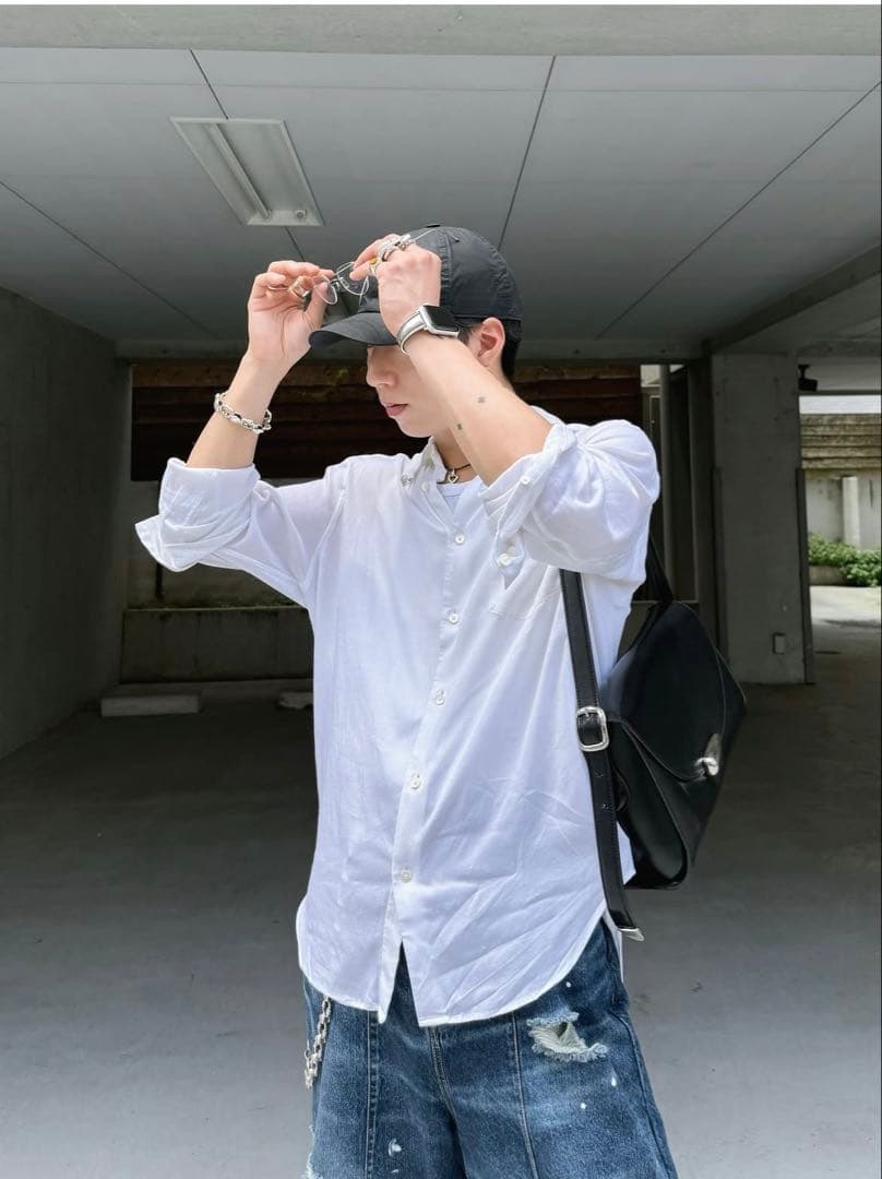 トップス sublations REGULAR FIT TAB COLLAR SHIRT