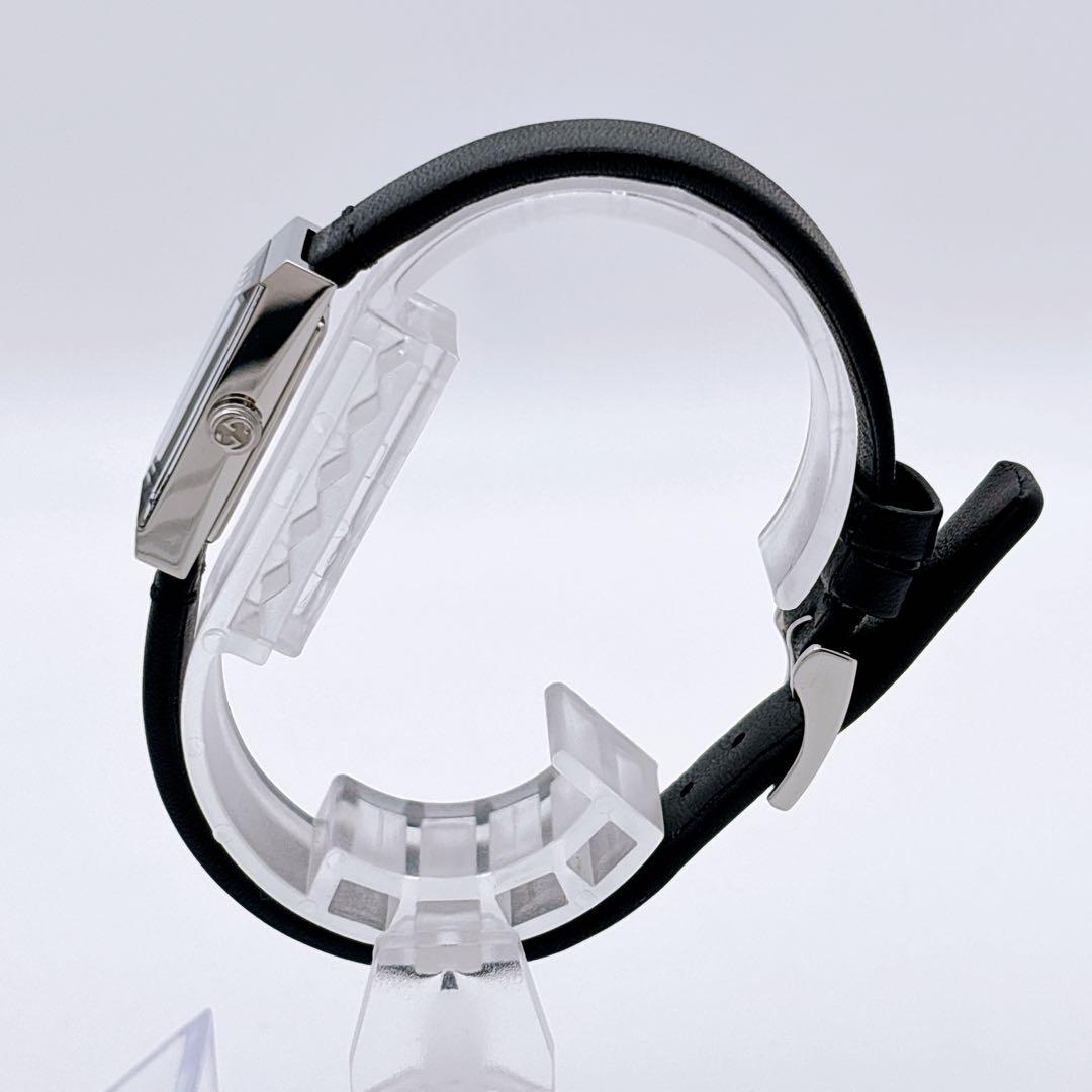 【美品・電池新品・付属品】GUCCI 147.5 カットガラス 純正ベルト腕時計