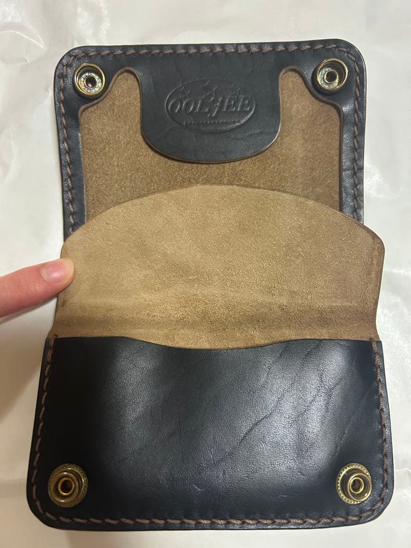 OOLJEE leather ヒリー　ミドルトラッカーウォレット　二つ折財布