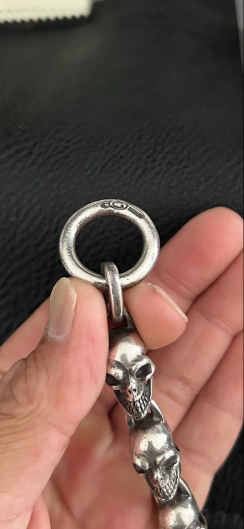 y*n様 最安値ガボール生前8スカルブレスレット