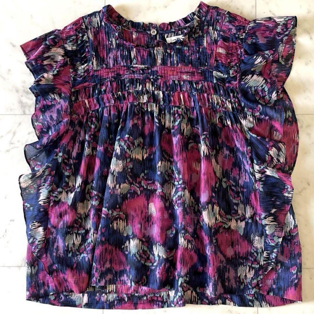 【リピーター様割】美品イザベルマランエトワール インドコットンピンタックブラウス