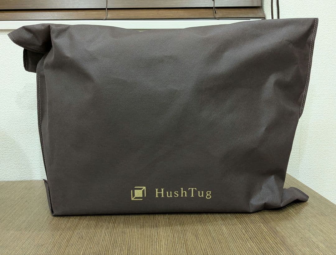 HushTug （ハッシュタグ） トートバッグ 　レザーブラック