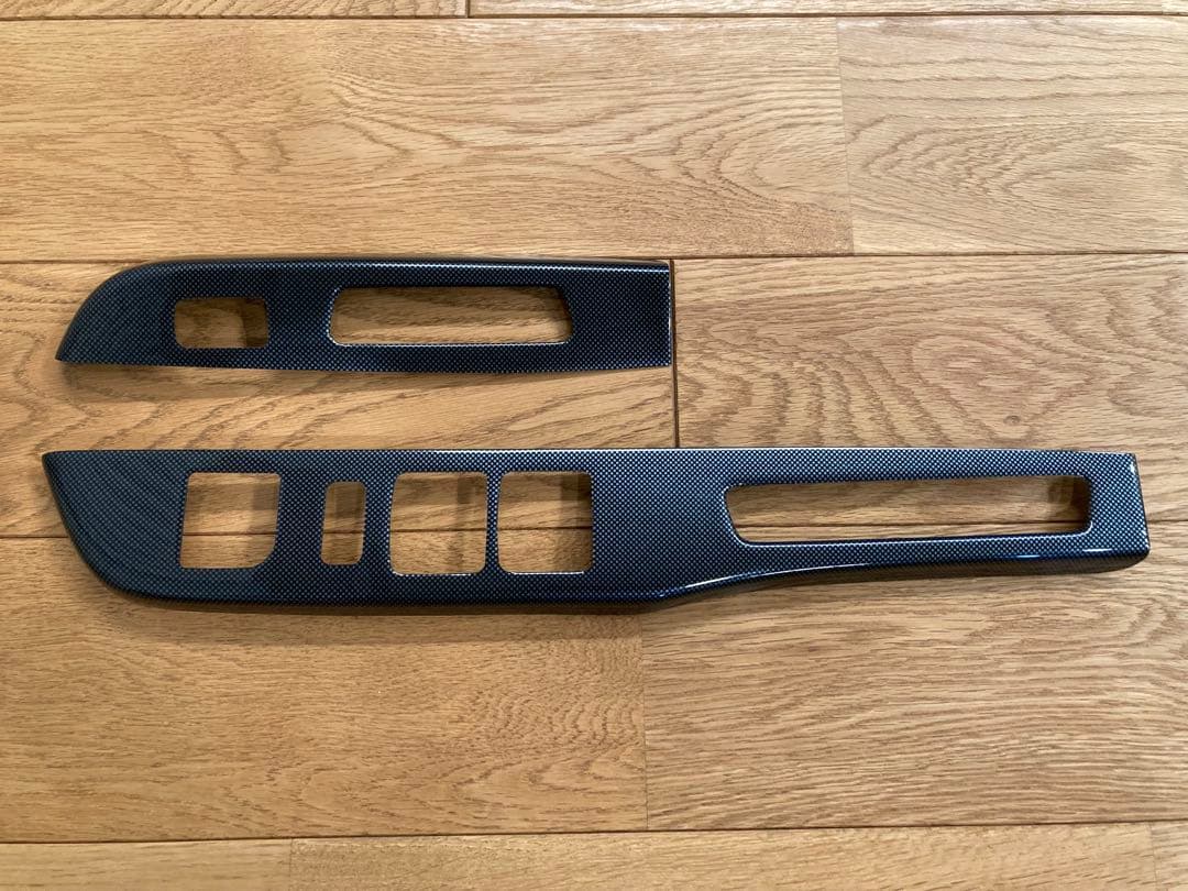 ウィンドースイッチガーニッシュ　カーボン調　HA36S　純正オプション　ワークス