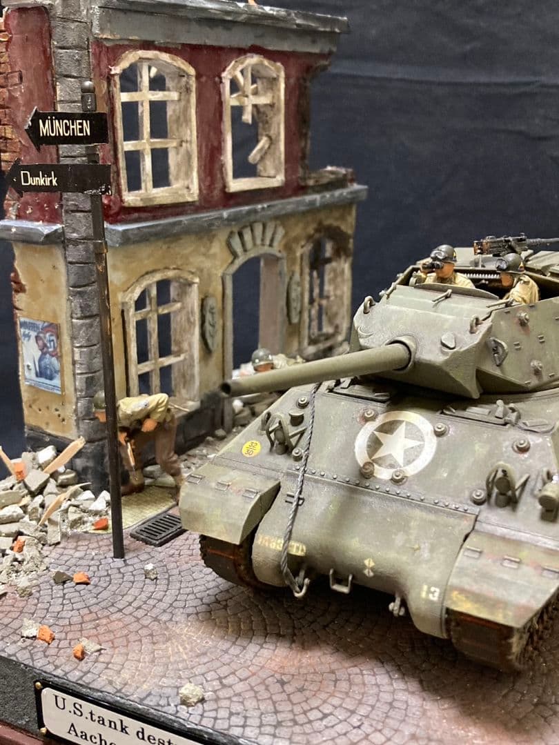 米軍駆逐戦車 M10　ミリタリー　ジオラマ