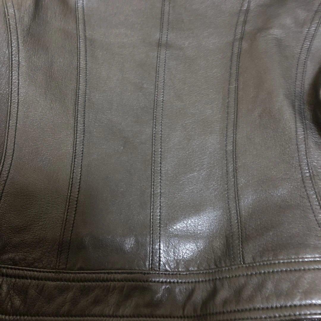 美品　UNTITLED ブラック　レザージャケット サイズ4