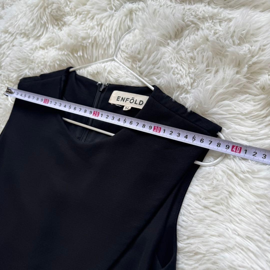 ENFÖLD（エンフォルド） オールインワン サロペット ブラック 36サイズ