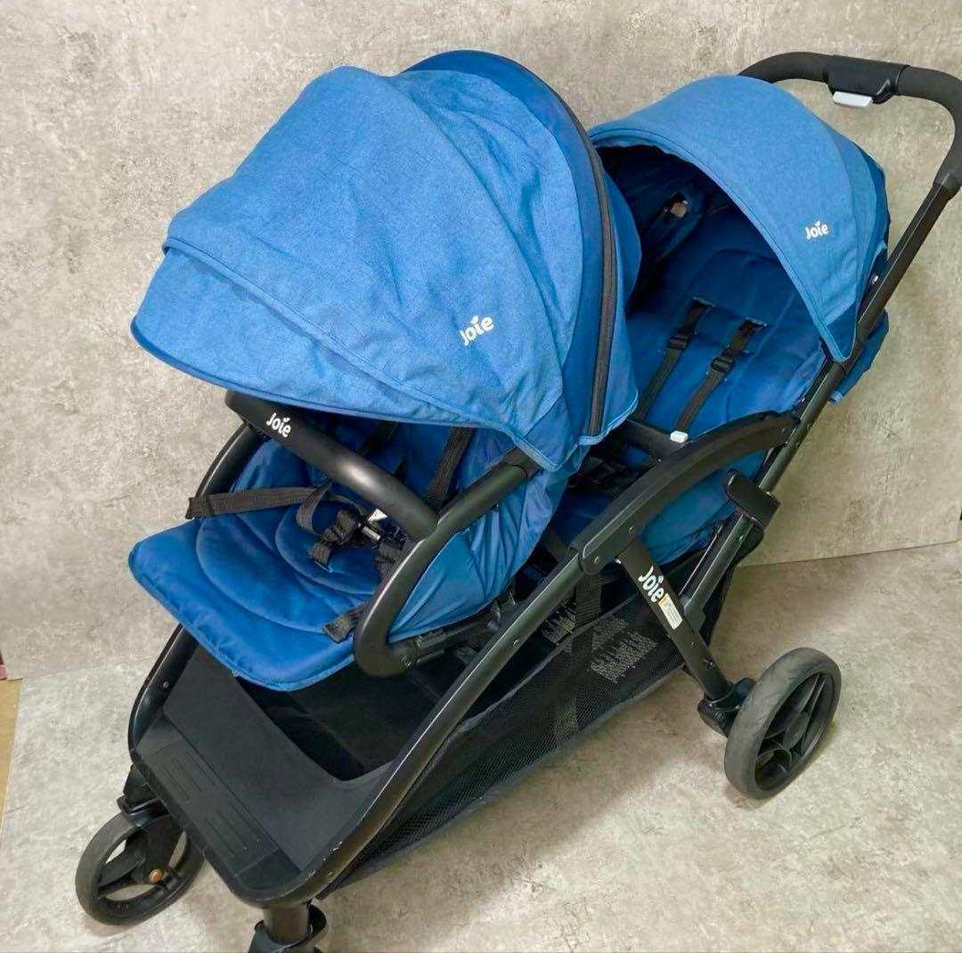 【☆美品☆】Joie☆ジョイー☆2人乗りベビーカー☆エヴァライトデュオ☆二人乗り