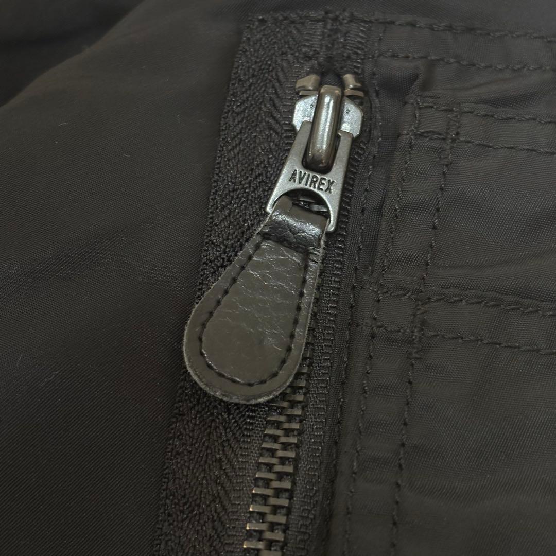 AVIREX マーチロゴ リバーシブル MA1 中綿入り フライトジャケット