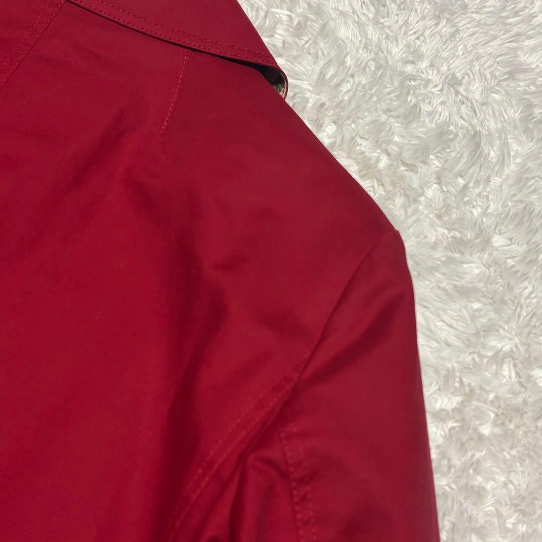 希少 バーバリーロンドン ノバチェック Aライン ミドル ステンカラーコート