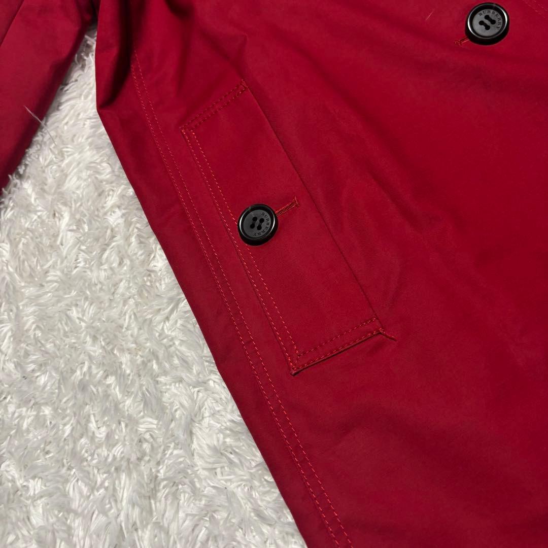 希少 バーバリーロンドン ノバチェック Aライン ミドル ステンカラーコート