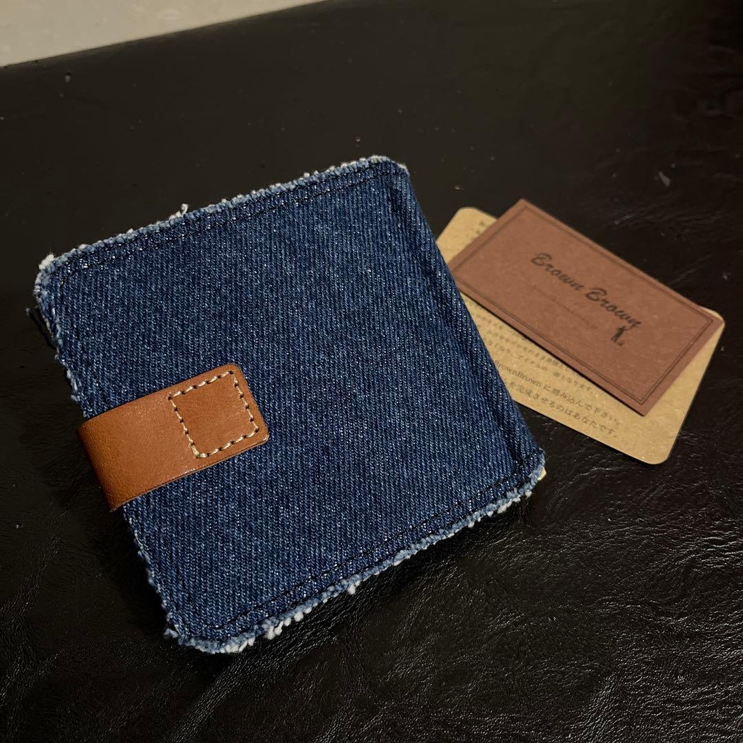 BrownBrown ブラウンブラウン　ヴィンテージデニム　マネークリップ