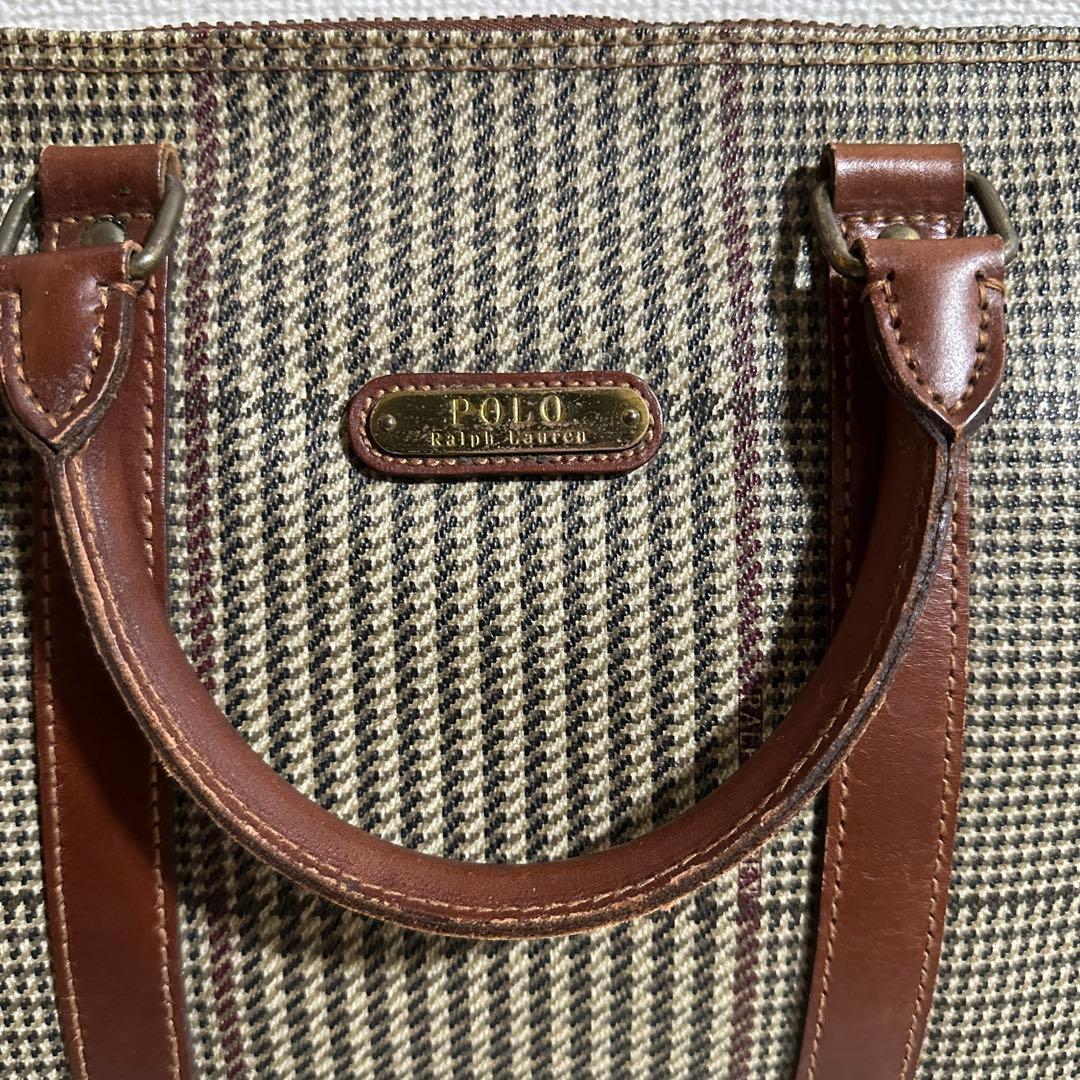 専用★美品✨大容量　54cm 2way ラルフローレン　ボストンバッグ　千鳥