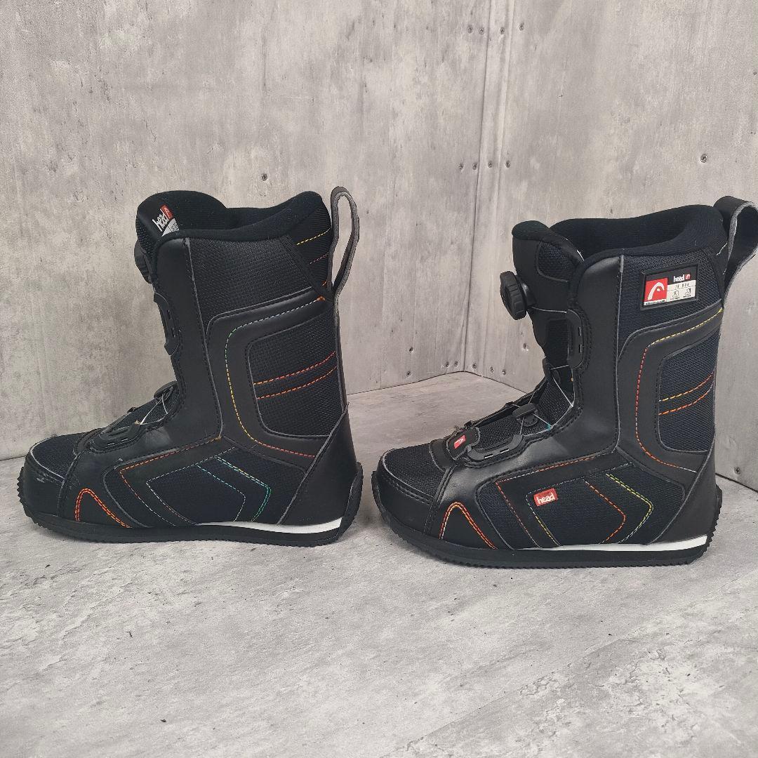 【良品】HEAD JR BOA スノーボードブーツ 22.5 23.5 ブラック