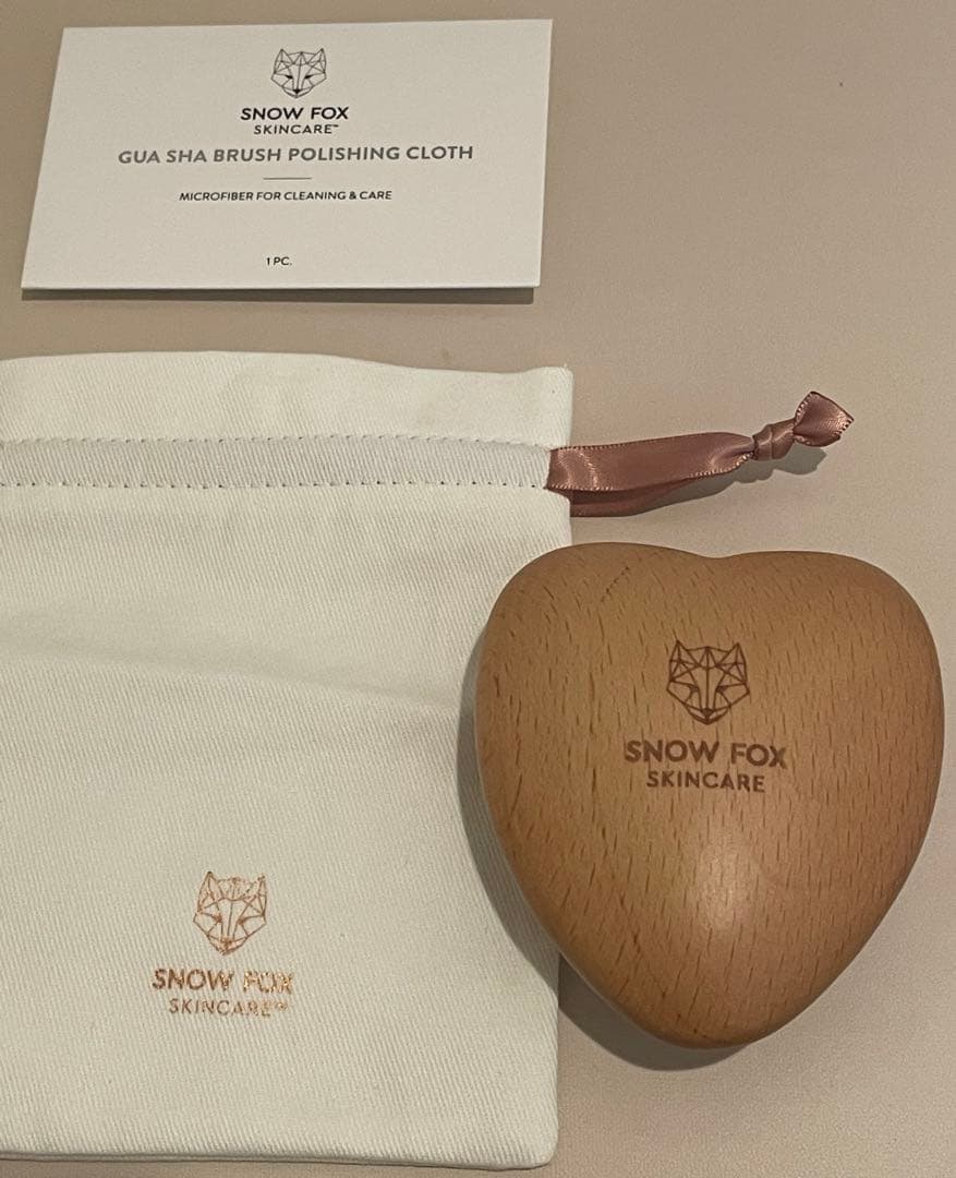 ヘアブラシ・コーム  FOX Love Heart Wooden Edition