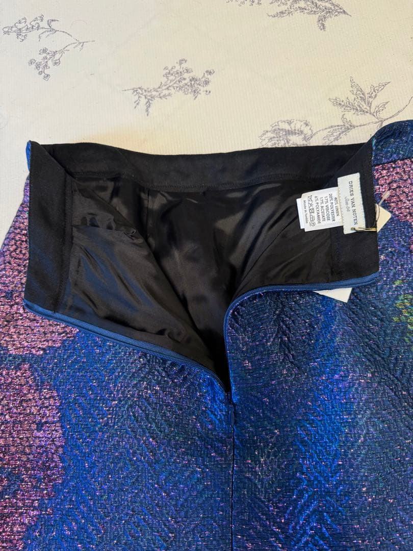 【新品】DRIES VAN NOTEN フラワージャガードタイトスカート　34