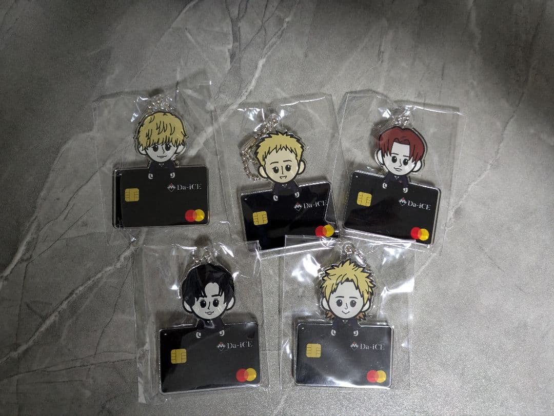 i*…様 Da-iCEオリコカード限定アクリルキーホルダー 5個セット