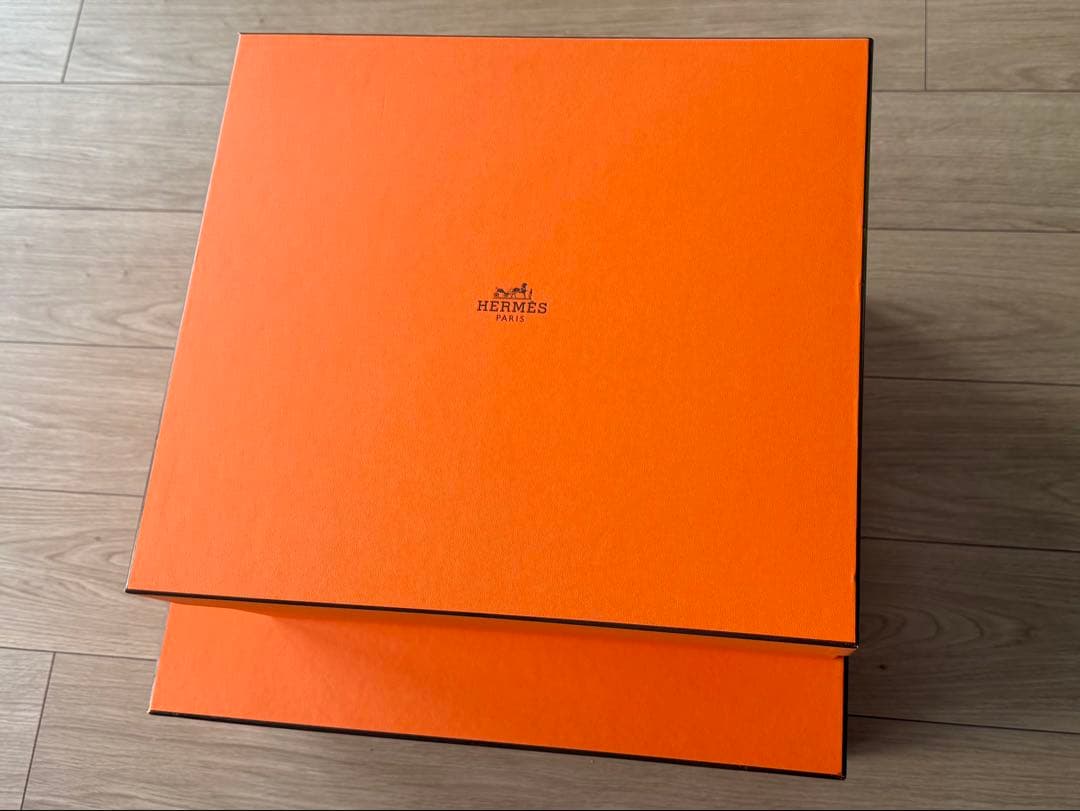 HERMES エルメス オレンジ ギフト箱 2個セット